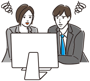 悩める社員のイメージ